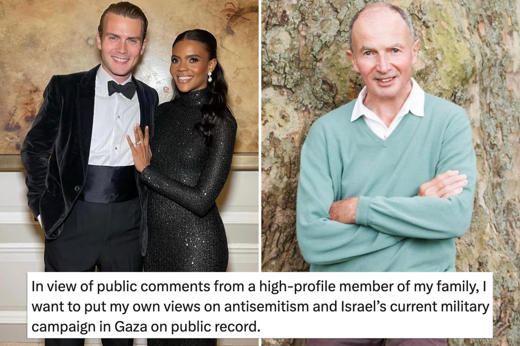 Candace Owens' father-in-law defends Israel after controversial commentator accused of anti-Semitism